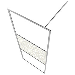 Acheter vidaXL Paroi de douche et étagère Chrome 80x195 cm Verre ESG&Aluminium