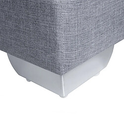 Acheter Beliani Lit boxspring en tissu gris clair 180x200 cm PRESIDENT