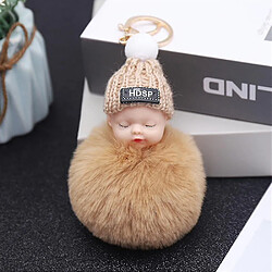 Universal Mignon peluche pendante sommeil hiver mignon casse-tête de poupée - dessin animé hair de cheveux ball10