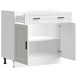 Acheter vidaXL Armoire de cuisine Porto blanc bois d'ingénierie