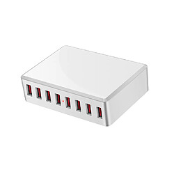 WLX-T9 chargeur USB 8 ports 40W Station de chargeur portable à charge rapide pour téléphone portable / tablette / plusieurs périph631