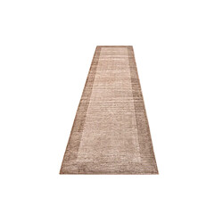 Avis Vidal Tapis de couloir en laine 394x84 brun Darya