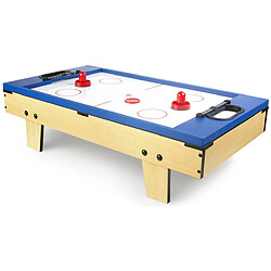 Avis Leomark Table de jeu 4 en 1 Baby-foot, Billard Tennis de table, Hockey