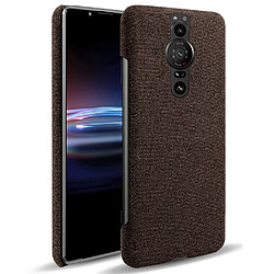 Coque en TPU anti-rayures marron pour votre Sony Xperia Pro-I