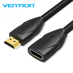 Câble d'extension HDMI mâle vers HDMI femelle Vention - 2 m - Couleur noire