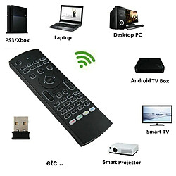 Universal 2.4G MX3 Pro Rétroéclairé Air Souris Clavier Russe Son 5 IR Apprentissage Smart TV Box Ordinateur Portable PC Télécommande | Télécommande