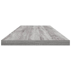 Acheter vidaXL Étagères murales 4 pcs sonoma gris 100x20x1,5cm bois ingénierie