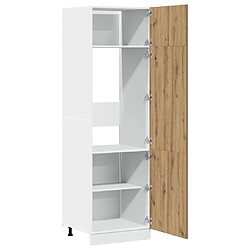 Acheter vidaXL Armoire de réfrigérateur chêne artisanal 60x57x207 cm