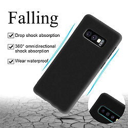 Wewoo Coque Souple Étui de protection en TPU pour Galaxy S10e noir pas cher