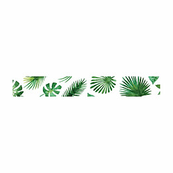 Youdoit Masking tape - Feuilles tropicales - Repositionnable - 15 mm x 10 m