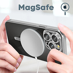 Avis Avizar Coque MagSafe pour iPhone 14 Pro Max Silicone Protection Caméra Chromé Argent