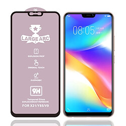 Wewoo Protection Pour Vivo V9 Youth 25 PCS 9H HD Grand Arc High Alumina Full Screen Film de verre trempé