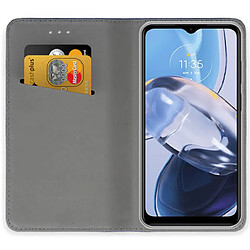 Avis Htdmobiles Housse pour Motorola Moto E22 / E22i - etui coque pochette portefeuille + film ecran - OR MAGNET