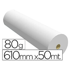 BigBuy Office Rouleau de papier pour traceur 7610508B 610 mm x 50 m