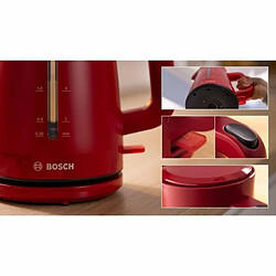 Avis Bouilloire électrique 1.7l 2400w rouge - TWK3M124 - BOSCH