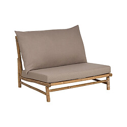 Beliani Chaise de jardin TODI Bois Taupe