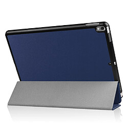 Acheter Etui en PU support triple bleu foncé pour votre Apple iPad Air 10.5 (2019)/Pro 10.5 pouces (2017)