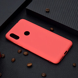 Wewoo Coque Souple Pour Xiaomi Redmi Note 6 en TPU Couleur Candy Rouge