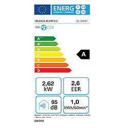 Climatiseur mobile 2640w 28m2 avec kit fenêtre - ac280kt - TAURUS ALPATEC