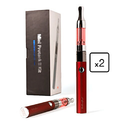 Kit 2 cigarettes eletronique Evod mini protank II 650 mah