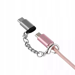 GUPBOO Adaptateur porte-clés micro usb type b vers TYPE-C or,JL2112