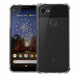 Xeptio Google Pixel 3A coque gel tpu transparent anti choc bords renforcés