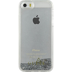 Guess Maroquinerie GLITTER CASE IP5/5S/SE SILVER