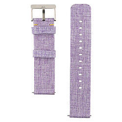 Avis Wewoo Bracelet pour montre connectée Dragonne en toile mode simple Fitbit Versa / 2 violet clair