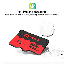 Wewoo Carte Micro SD mémoire 16 Go CLASS 10 TF (Micro SD), vitesse d'écriture minimale: 10 Mo / s, version universelle