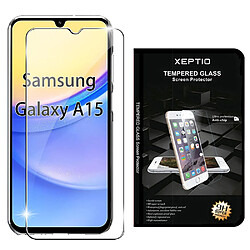 Xeptio Protection écran Vitre en verre trempé pour Samsung Galaxy A15 4G / Galaxy A15 5G -