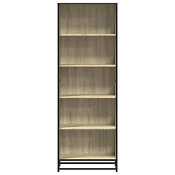 Avis vidaXL Bibliothèque chêne sonoma 60x35x170,5 cm bois d'ingénierie