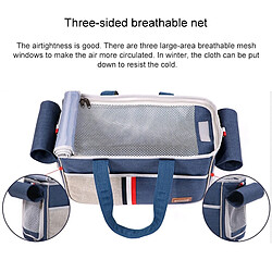 Wewoo DODOPET Outdoor Portable Oxford Tissu Chat Chien Pet Carrier Bag Sac à main à bandoulièreTaille 43 x 19 x 26cm Bleu ciel pas cher