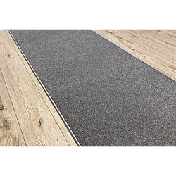 Acheter RUGSX Tapis de couloir KARMEL plaine, une couleur gris 140 cm 140x170 cm