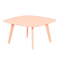 Nest Dream Table d'appoint carrée en bois de chêne (80x80) - Northpole