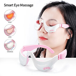 Avis Universal Masseur vibrant électrique pour les yeux Masque réchauffant, comprimant les yeux, lunettes relaxantes, réduisant les cernes, anti-rides, enlèvement des poches pour les yeux | Appareils de beauté pour la maison