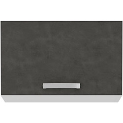 Cstore Meuble hotte porte basculante - Gris mat - L 60 x 31,6 x H 36 cm - LASSEN