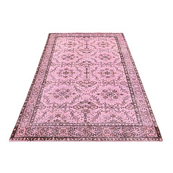 Avis Vidal Tapis de laine 213x114 Violet Ultra Vintage