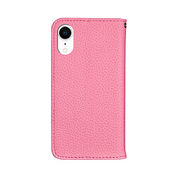 Avis Wewoo Housse Coque Pour iPhone XR Litchi Texture Etui à rabat horizontal en cuir avec support et fentes cartes Rose