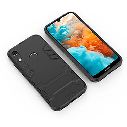 Wewoo Coque PC + TPU antichoc pour Huawei Y6 2019avec support noir