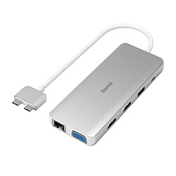 HAMA Hub USB-C, multiport pour Apple MacBook Air & Pro, 12 ports