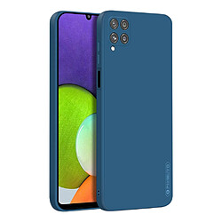 Coque en silicone souple, antichoc bleu pour votre Samsung Galaxy A22 4G (EU Version)