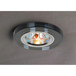 Inspired Downlight encastré avec jante ronde peu profonde uniquement noir, nécessite 100035310 pour compléter l'article