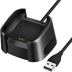 Euro Mega Chargeur pour Fitbit Versa Fitbit Versa Lite (Pas pour Versa 2/Versa 3/Sense), USB Câble pour Versa 1 et Versa Lite