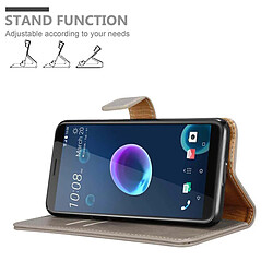 Avis Cadorabo Coque HTC Desire 12 Etui en Marron