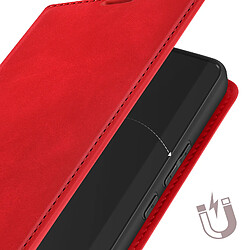 Avis Avizar Étui pour Xiaomi Redmi Note 13 Pro Portefeuille Support Vidéo Soft Cover Rouge