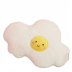 Universal 48 cm Mignon Dessin Animé Nuage Peluche Jouet Kawaii Soleil Arc-en-ciel Lightning Collection Sky Nuage Oreiller Peluche Coussin Décoration de la maison | Oreiller de luxe (Soleil Nuage)