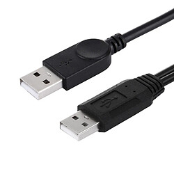 Avis Wewoo Câble pour Ordinateur / Portable, Longueur: 50cm 2 en 1 USB 2.0 Mâle à 2 USB Double USB