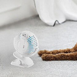 Clip On Fan Ventilateur USB Vent Fort Silencieux à Faible Bruit Pour Dorm Office Sky Blue pas cher