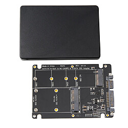 Carte Adaptateur Combo M.2 NGFF B-Key \u0026 SSD MSATA Vers SATA 3.0 2 En 1 pas cher