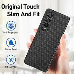 Avis Universal Samsung Galaxy Z Fold2 Modèle de téléphone mobile Modèle de fibre de fibre Fibre à quatre coins PC Hard Shell Cover